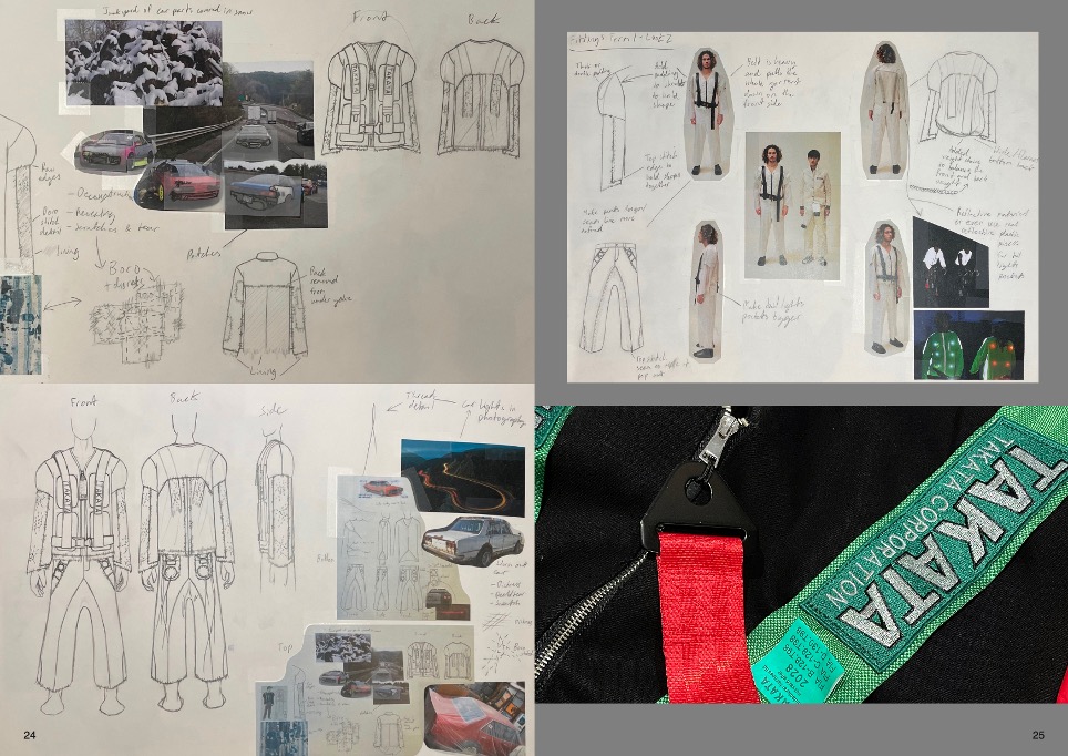 Design development from Punn Viravaidhya’s portfolio 